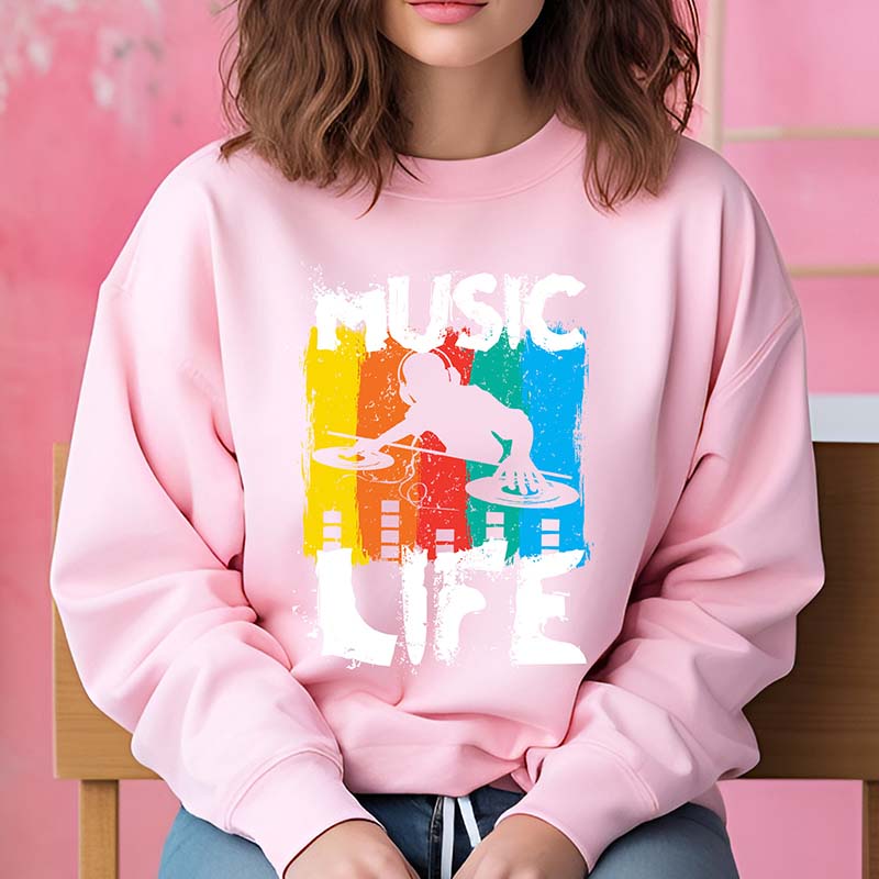 Music Life Of Music Lover  Sweatshirt