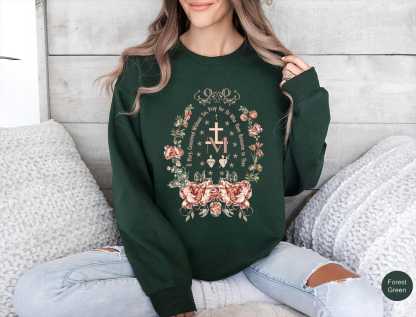 Magic Medal Flower Sweatshirt