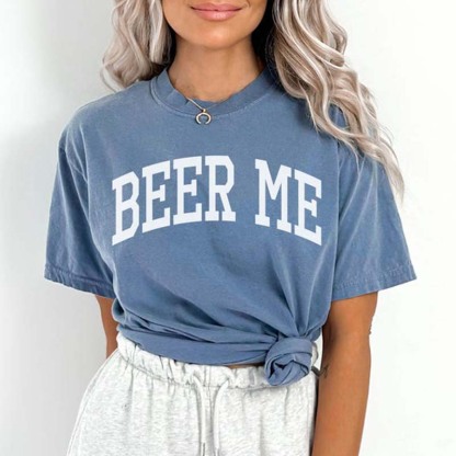 Beer Me Comfort Colors T-Shirt-carlalin