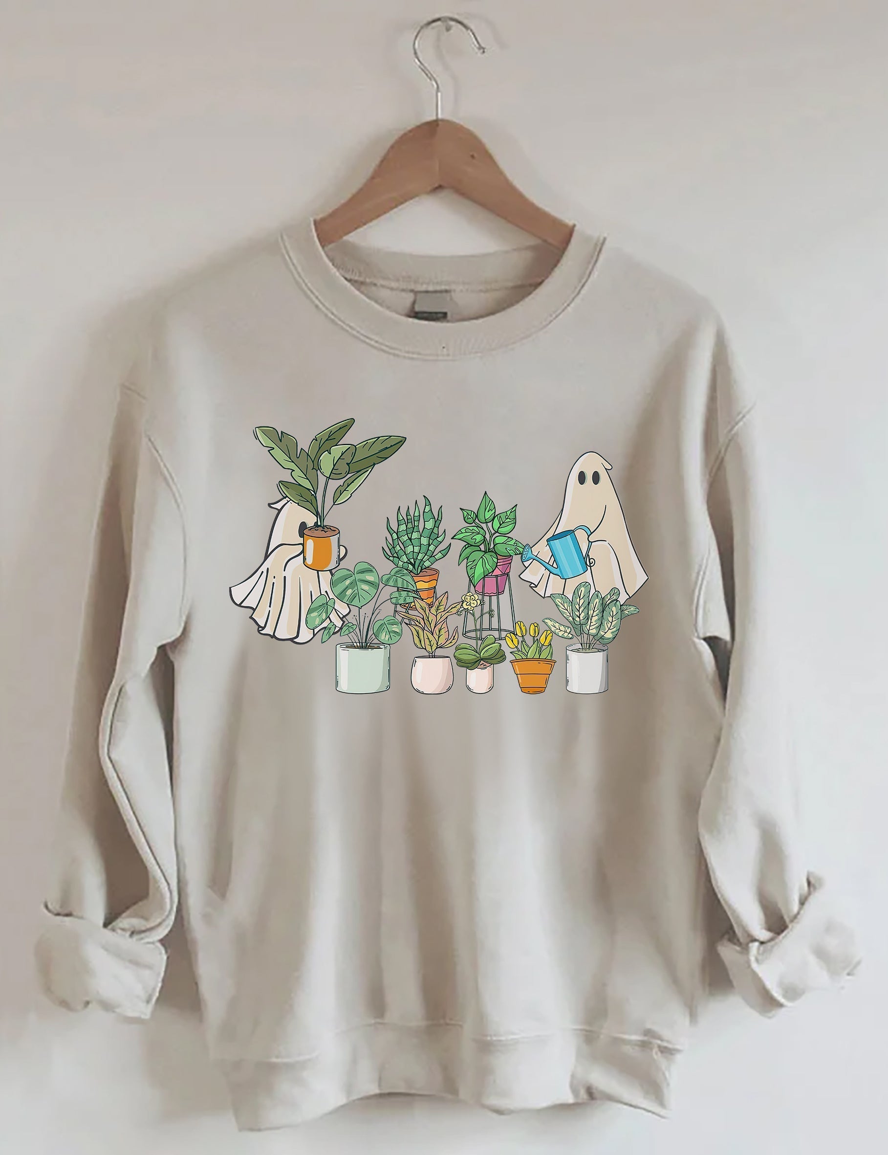 Ghost Plant Lady Sweatshirt-carlalin