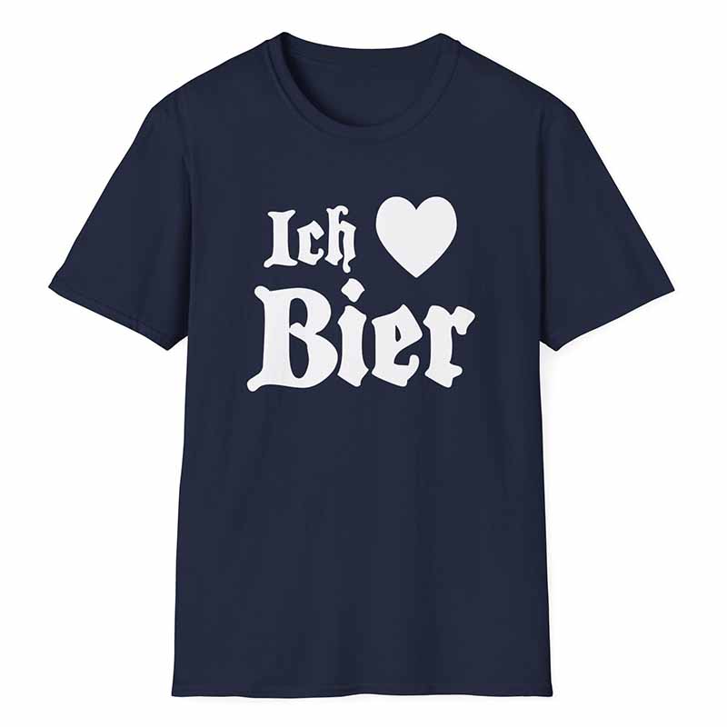 Ich Heart Bier Funny Octoberfest  T-Shirt-carlalin