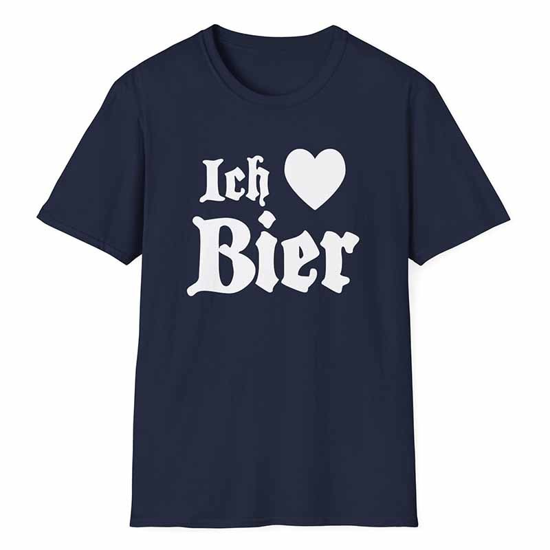 Ich Heart Bier Funny Octoberfest  T-Shirt-carlalin