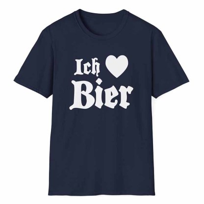 Ich Heart Bier Funny Octoberfest  T-Shirt-carlalin