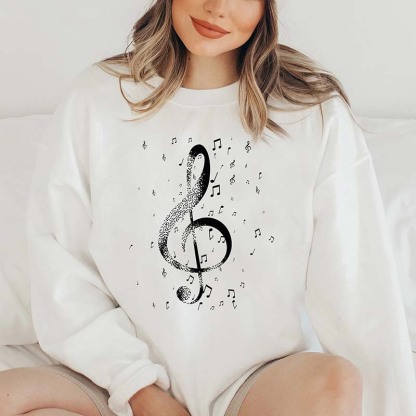 Music Note Sweatshirt 