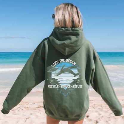 Save and Protect our Ocean Hoodie-carlalin