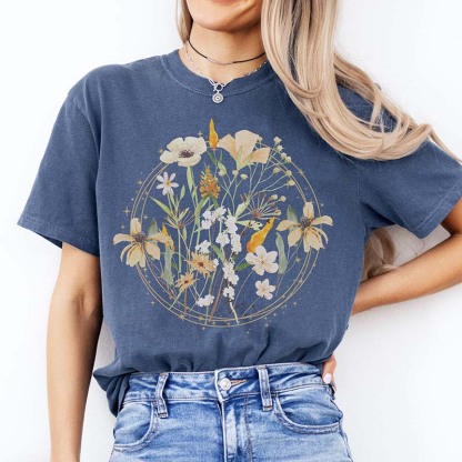 Wildflowers Comfort Colors Gift T-Shirt-carlalin