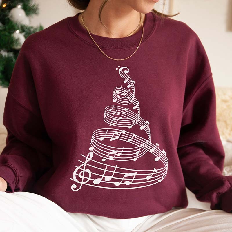Music Christmas Sweatshirt 