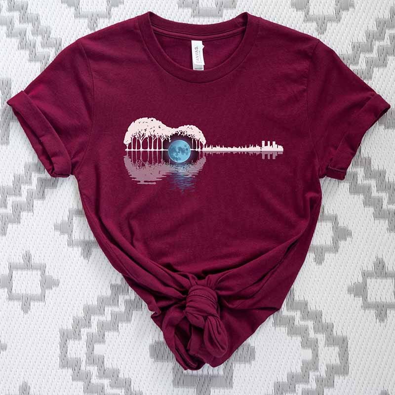 Nature Guitar  Of Country Music T-shirt-carlalin