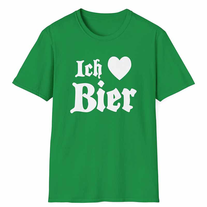 Ich Heart Bier Funny Octoberfest  T-Shirt-carlalin
