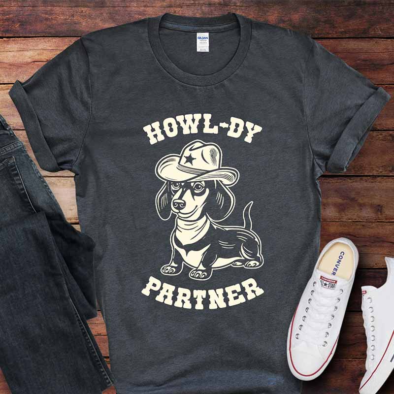 Dachshund Cowbow Of Dog  T-Shirt