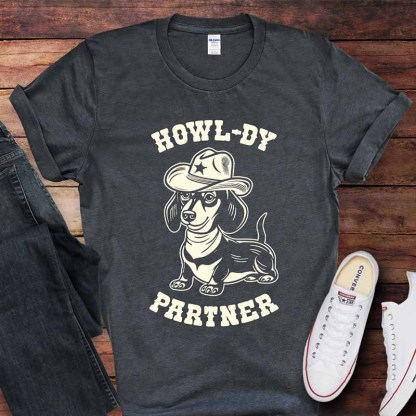 Dachshund Cowbow Of Dog  T-Shirt