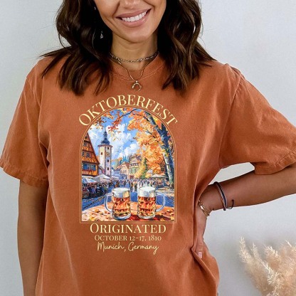 Oktoberfest Munich Germany Comfort Colors T-Shirt