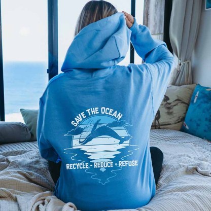 Save and Protect our Ocean Hoodie-carlalin