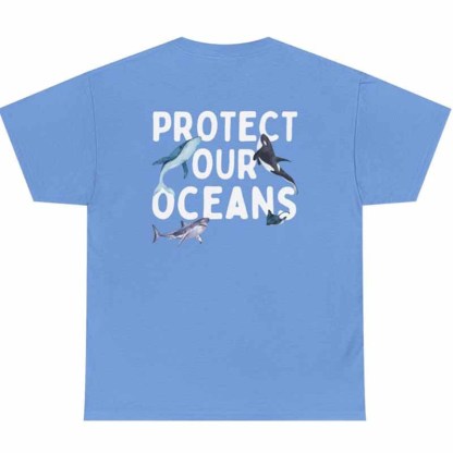 Protect Our Oceans  Of  Save The Sharks T-Shirt-carlalin