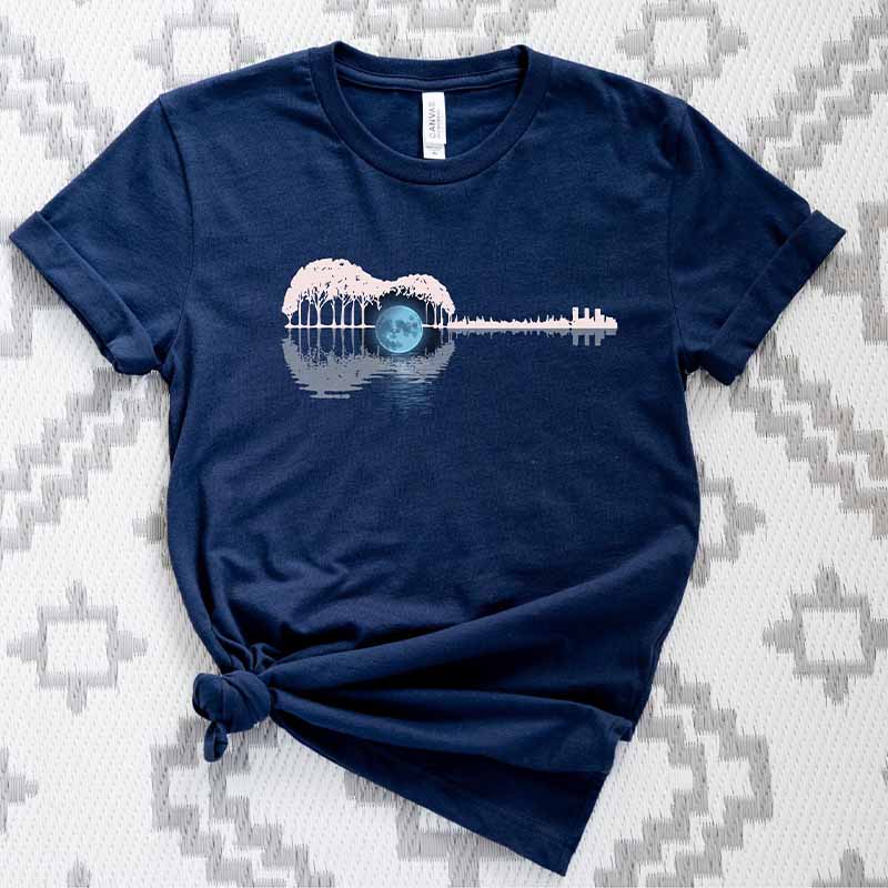 Nature Guitar  Of Country Music T-shirt-carlalin