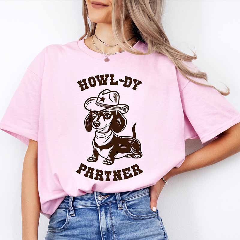 Dachshund Cowbow Of Dog  T-Shirt