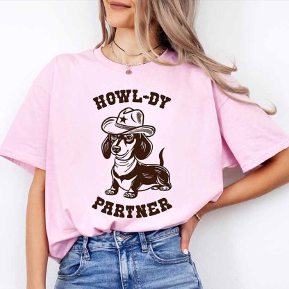 Dachshund Cowbow Of Dog  T-Shirt