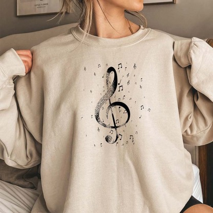 Music Note Sweatshirt 