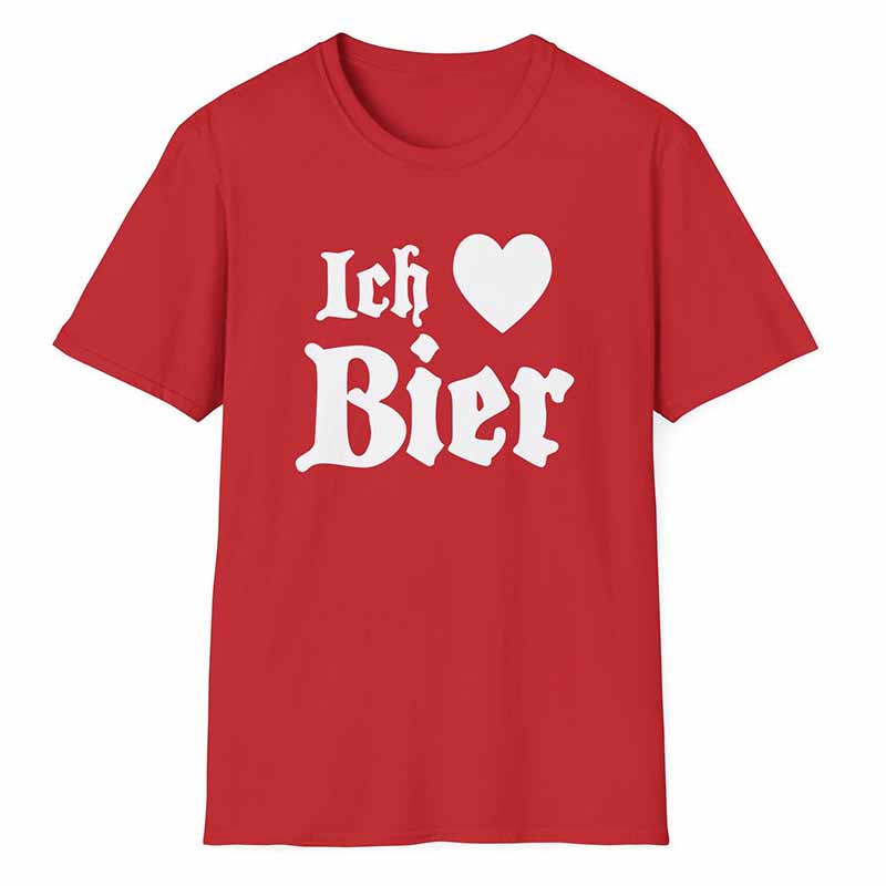 Ich Heart Bier Funny Octoberfest  T-Shirt-carlalin