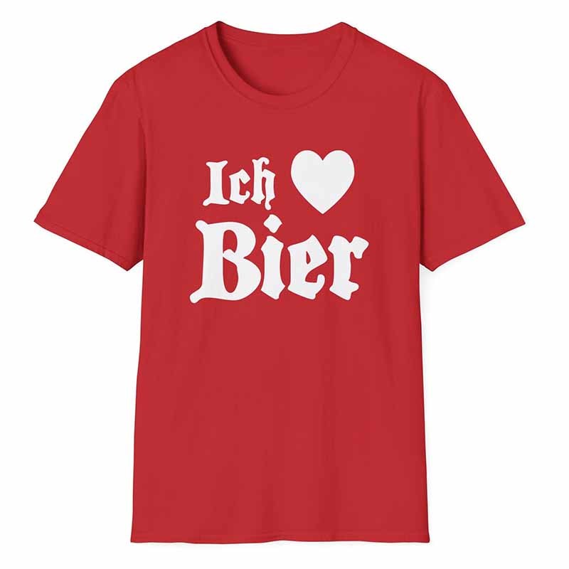 Ich Heart Bier Funny Octoberfest  T-Shirt-carlalin