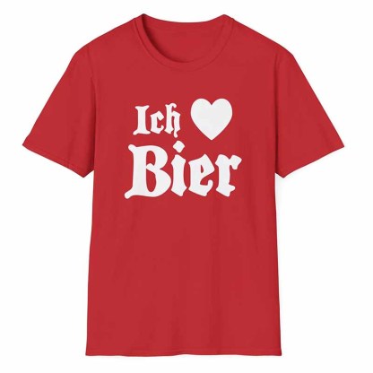 Ich Heart Bier Funny Octoberfest  T-Shirt-carlalin