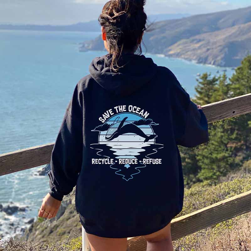 Save and Protect our Ocean Hoodie-carlalin
