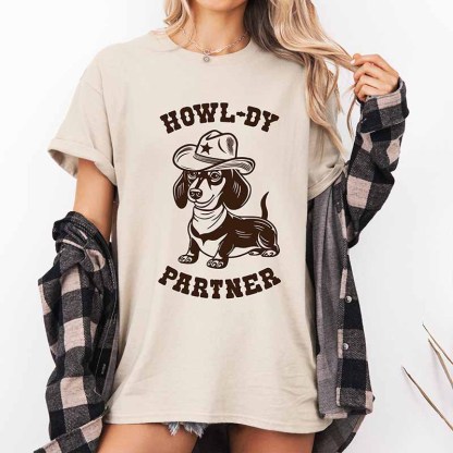 Dachshund Cowbow Of Dog  T-Shirt