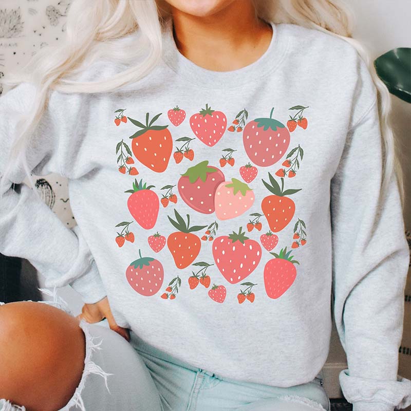 Strawberry Farmers Market Sweatshirt-carlalin