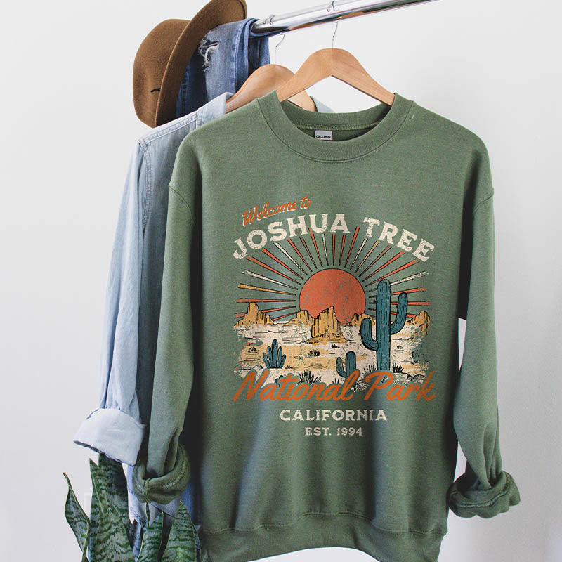 Joshua  National Park Hiking Sweatshirt-carlalin