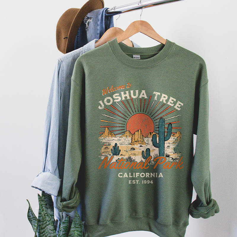 Joshua  National Park Hiking Sweatshirt-carlalin