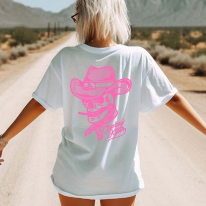 Burning Man Cowboy Killer T-Shirt-carlalin