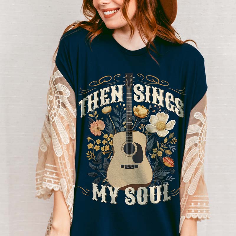 Religous Gift Then Sings My Soul T-Shirt-carlalin