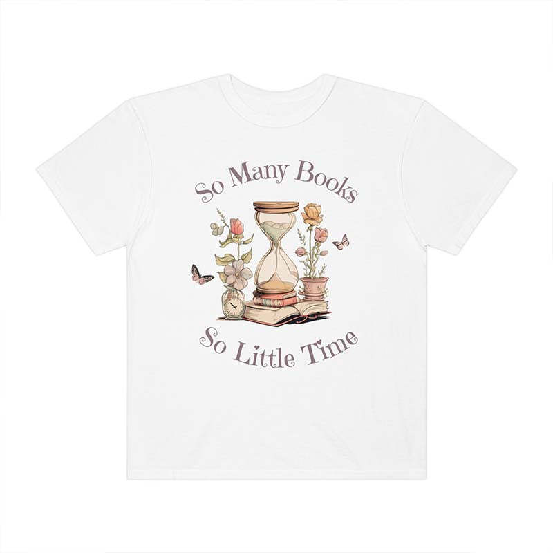 So Many Books So Little Time Bookworm T-Shirt-carlalin