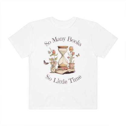So Many Books So Little Time Bookworm T-Shirt-carlalin
