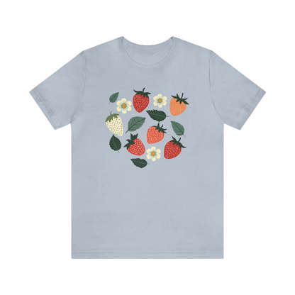 Strawberry Fruit Aesthetic T-Shirt-carlalin