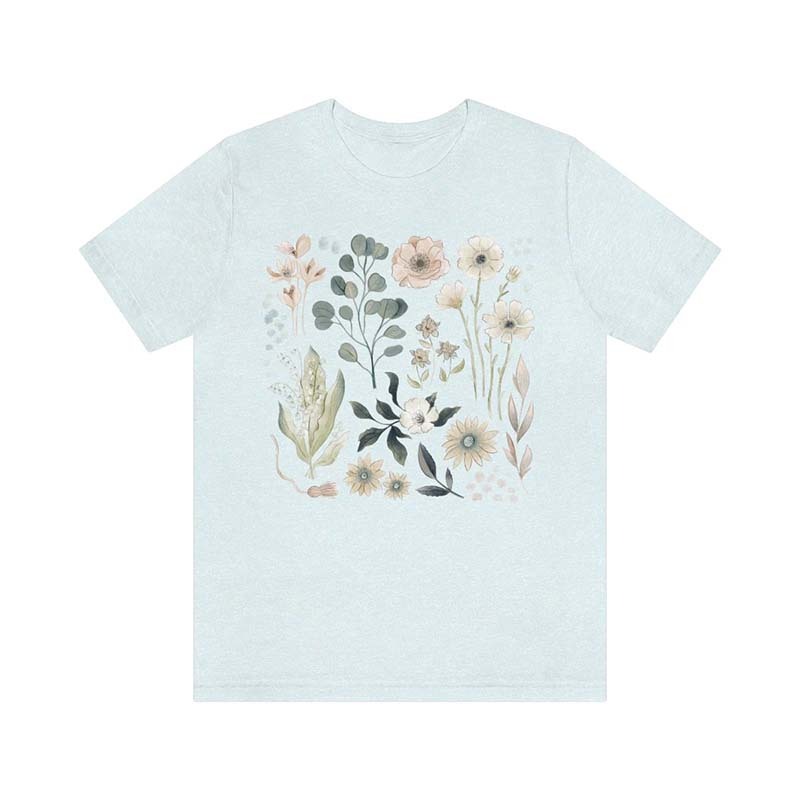 Forestcore Flowers Botanical T-Shirt-carlalin