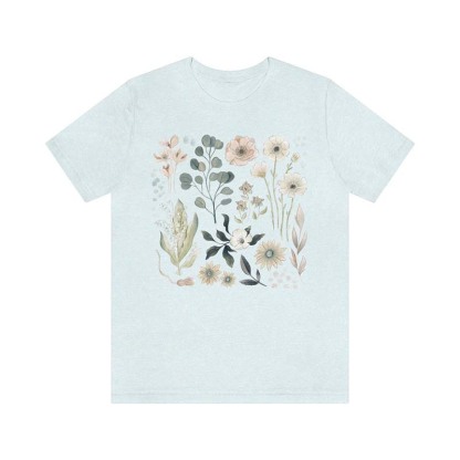Forestcore Flowers Botanical T-Shirt-carlalin