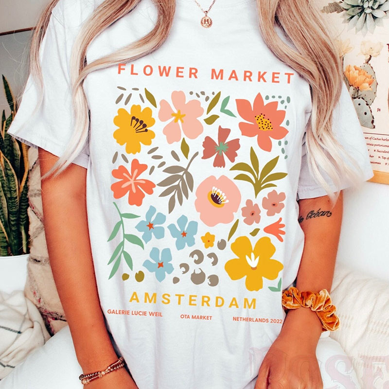 Wildflower Best Friend Gift T-Shirt-carlalin