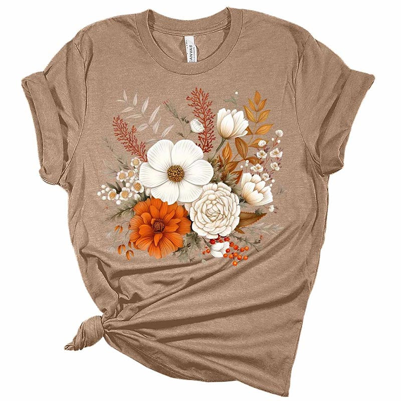 Botanical Summer Plant Lover Gift T-Shirt-carlalin