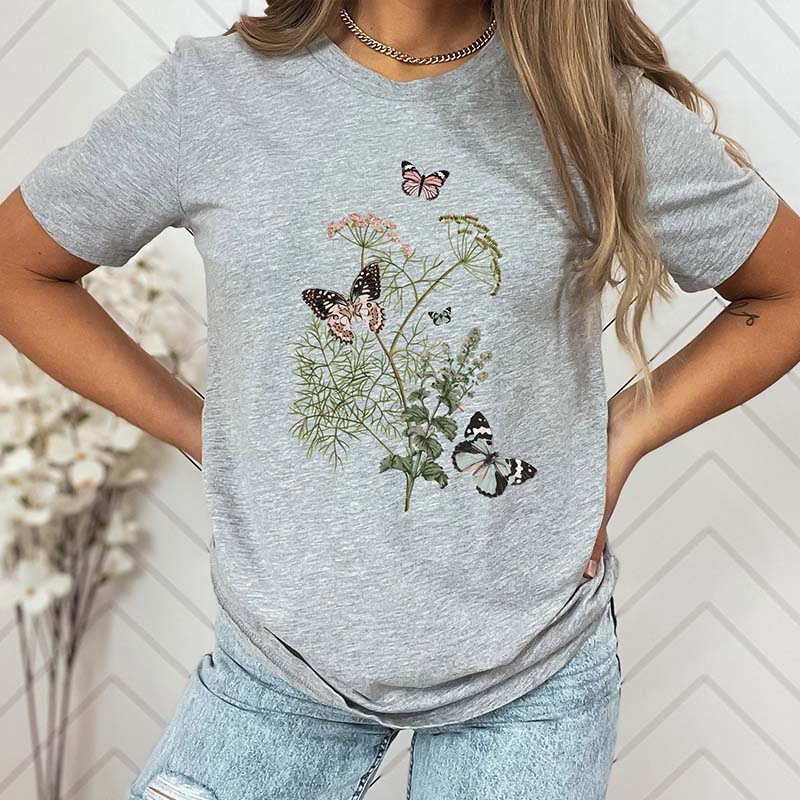 Wild Meadow Flower Nature T-Shirt-carlalin