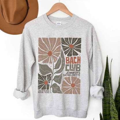 Bach Club Floral Bridal Party Sweatshirt-carlalin