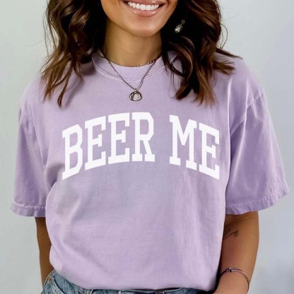 Beer Me Comfort Colors T-Shirt-carlalin
