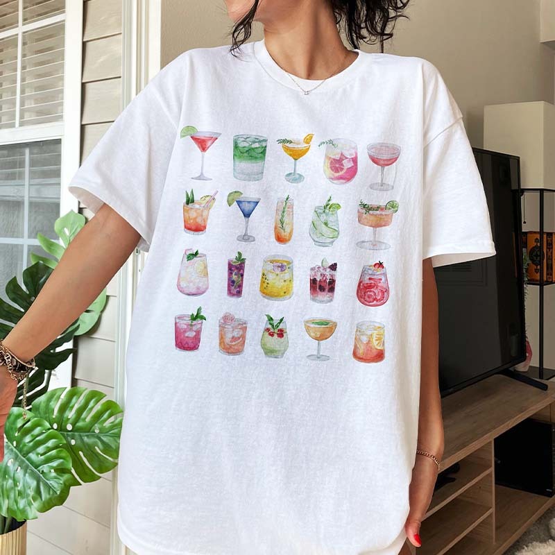 Cocktail  Drinking Beer  Bachelorette MerchGifts Alcohol T-Shirt-carlalin