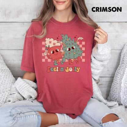 Feelin' Joy Christmas Comfort Colors Shirt
