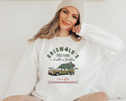 Griswold's Tree Farm Since 1989 Sweatshirt-carlalin
