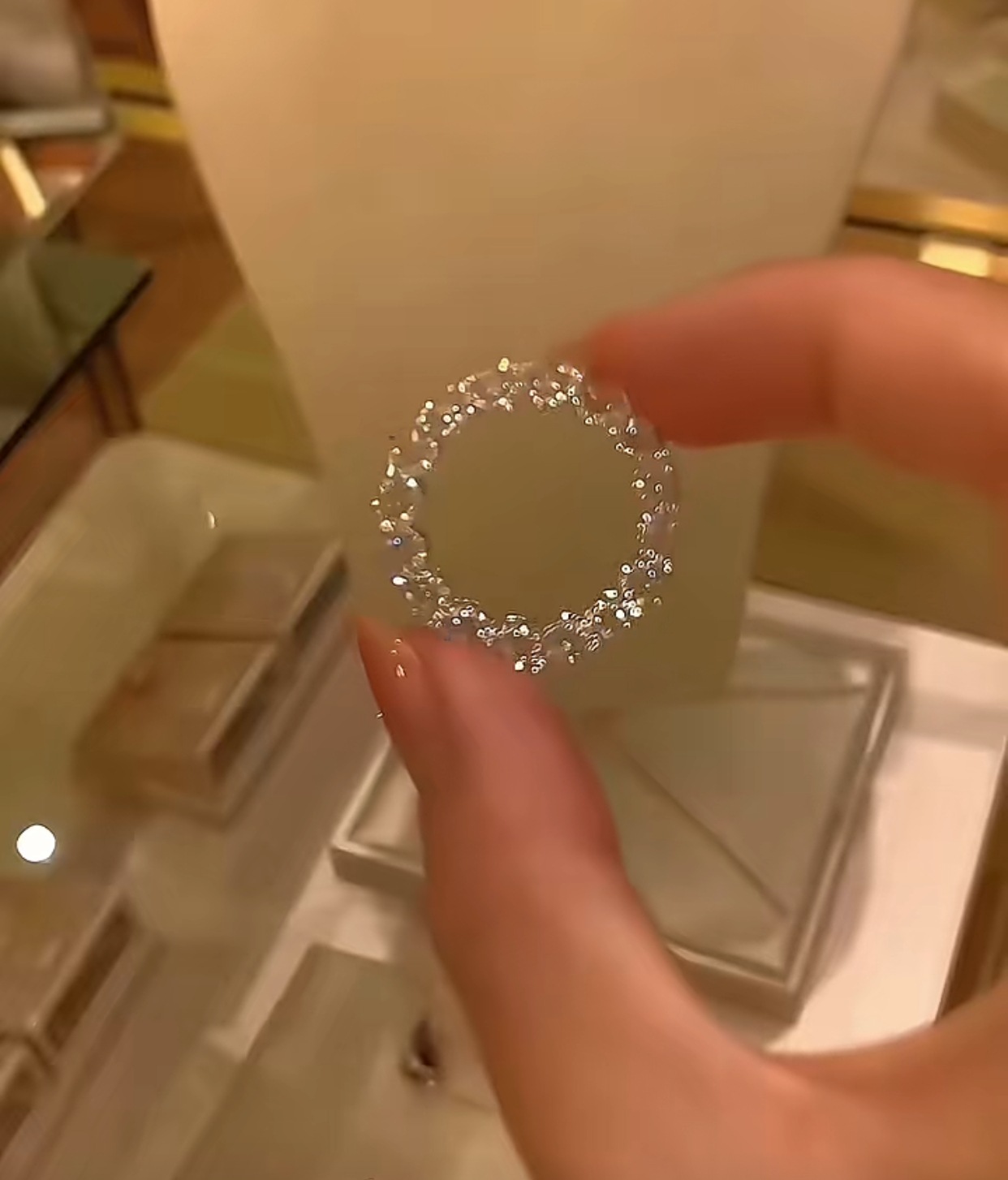 925 sterling silver star diamond ring, handmade, inlaid with 266 diamonds