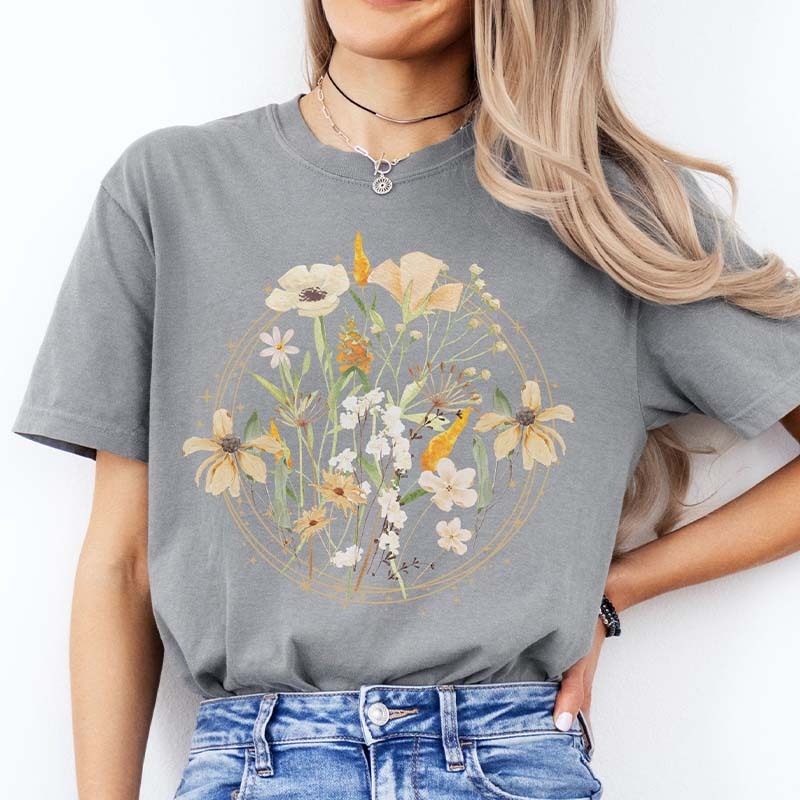 Wildflowers Comfort Colors Gift T-Shirt-carlalin