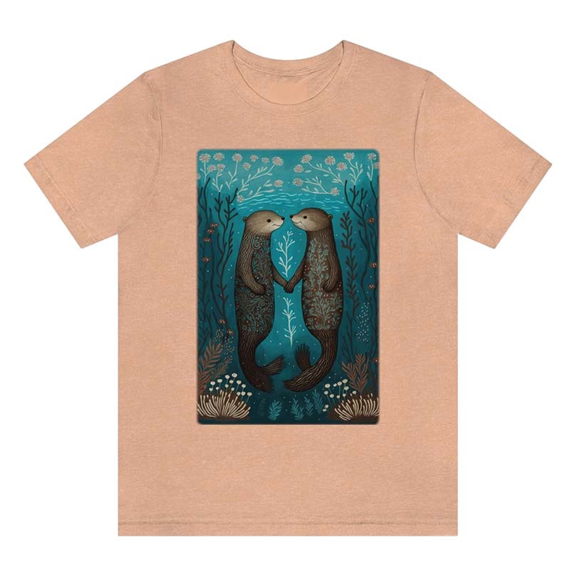 Cute Otter Of Ocean T-Shirt-carlalin