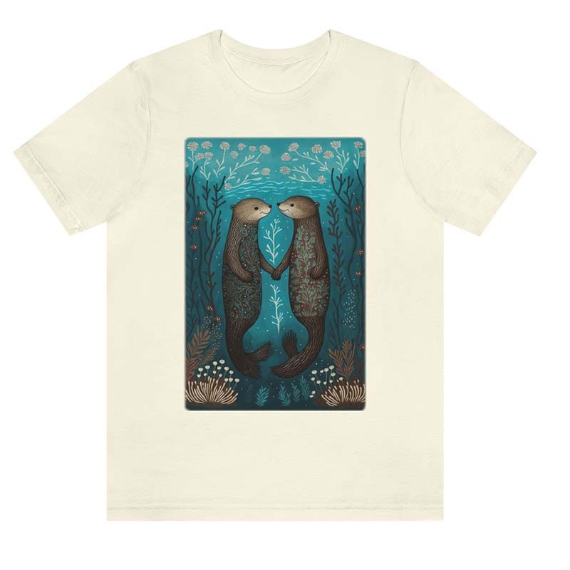Cute Otter Of Ocean T-Shirt-carlalin