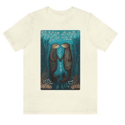 Cute Otter Of Ocean T-Shirt-carlalin